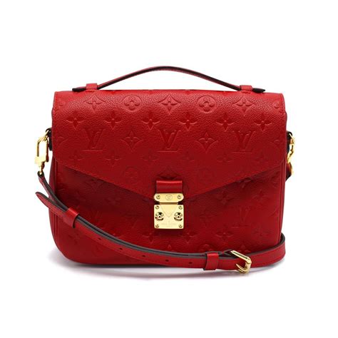 lv pochette metis red